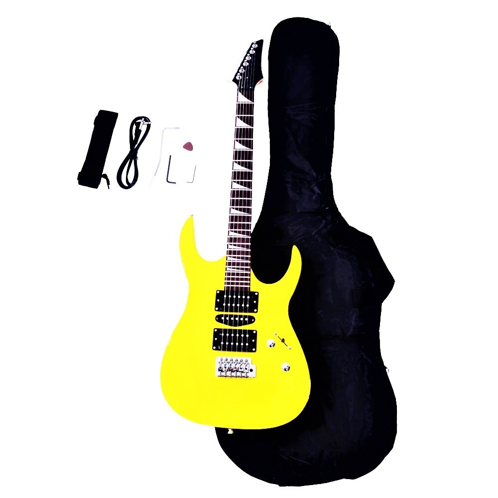 🎸FAST, FREE SHIPPING!🎸I Style Electric Guitar +Case/Bag +Strap +Cable +Picks!