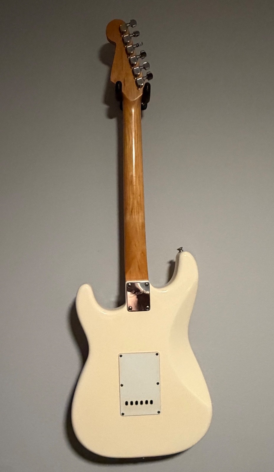 Rare 1989 Fender Squier Stratocaster USA (E9-Series) Aged Olympic White