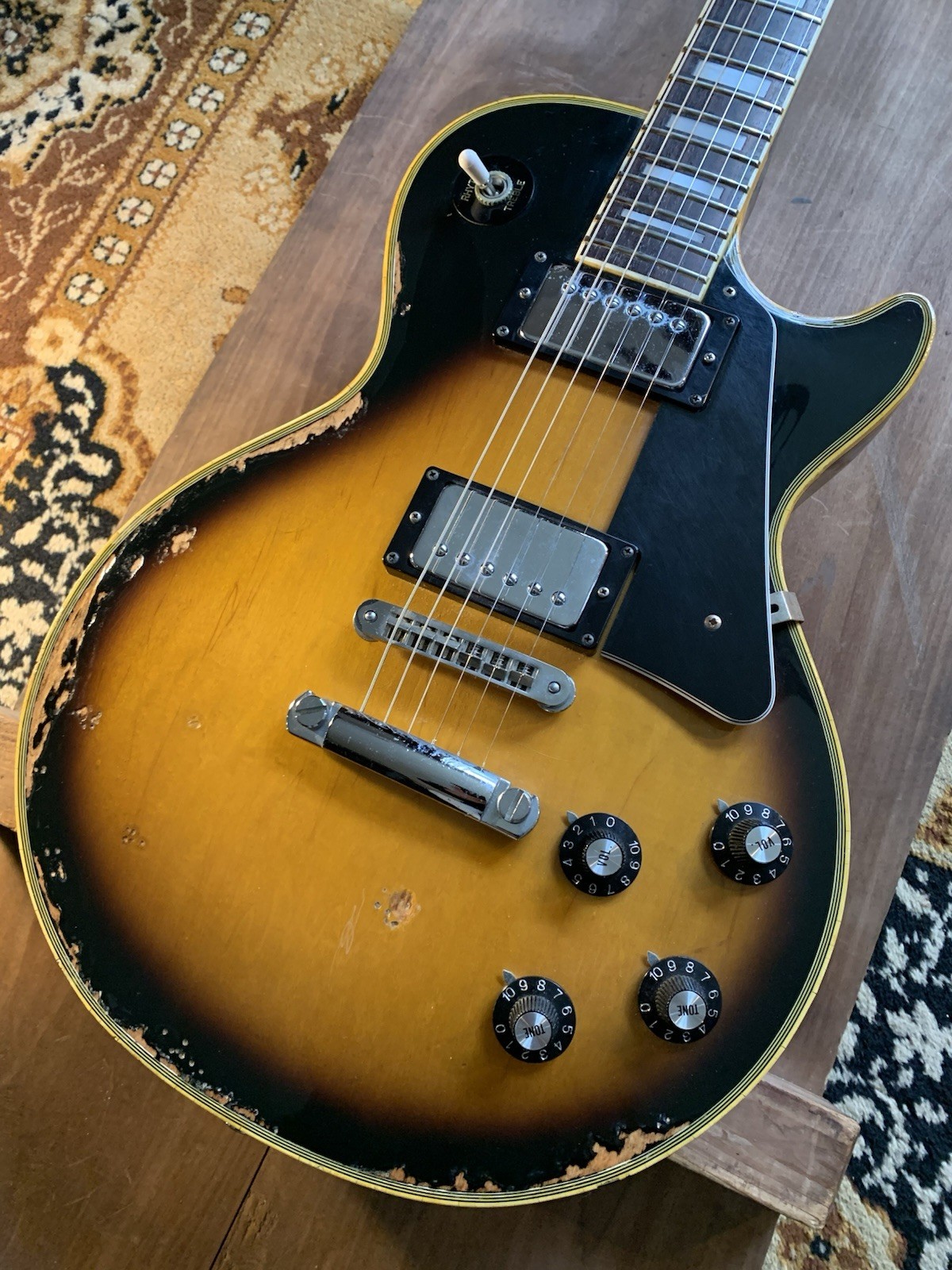 1976-78 Aria Pro II LC-500TB ALNICO-7 Matsumoku Japan vintage Free Shipping