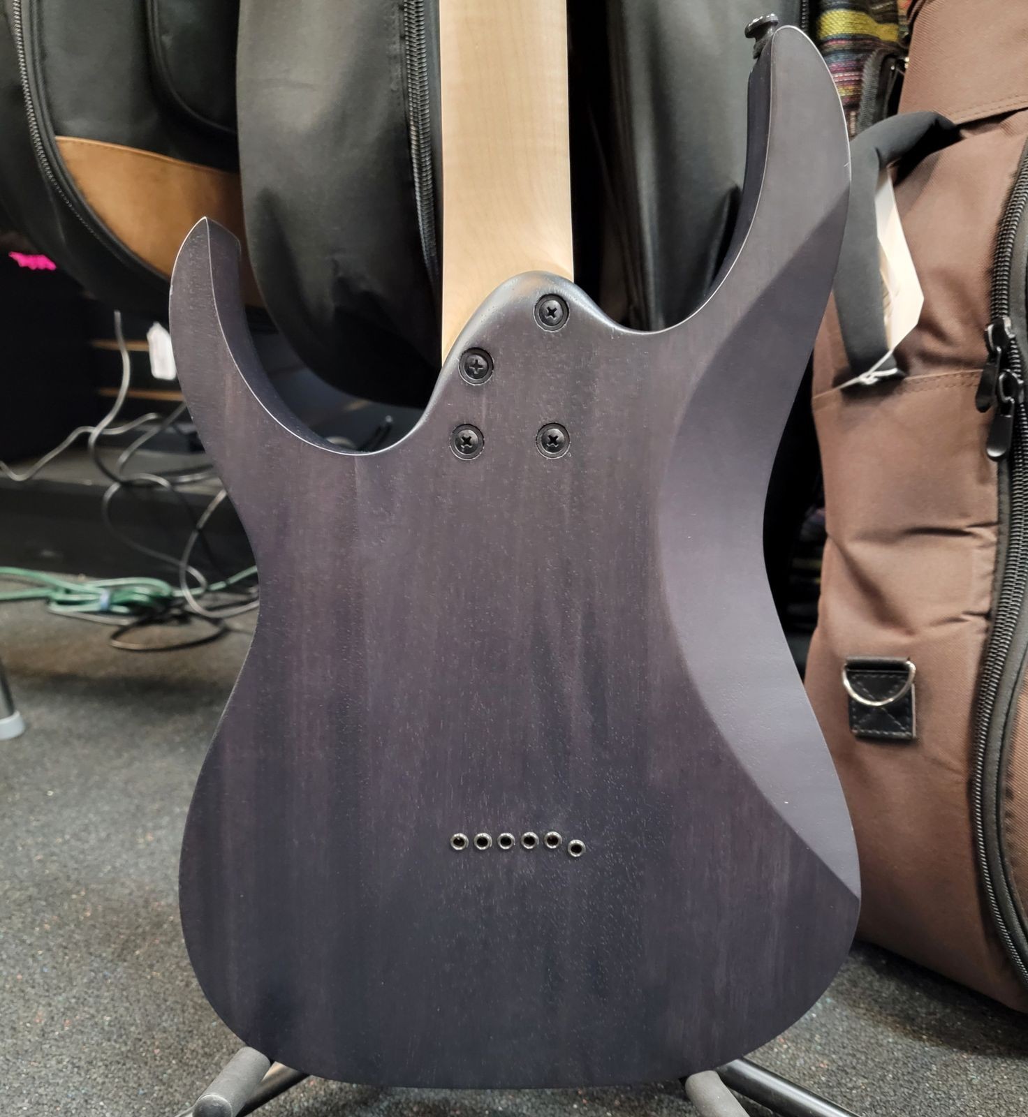 Ibanez RGR431PB Poplar Burl Top Charcoal Gray Flat Shredder! Free Shipping!