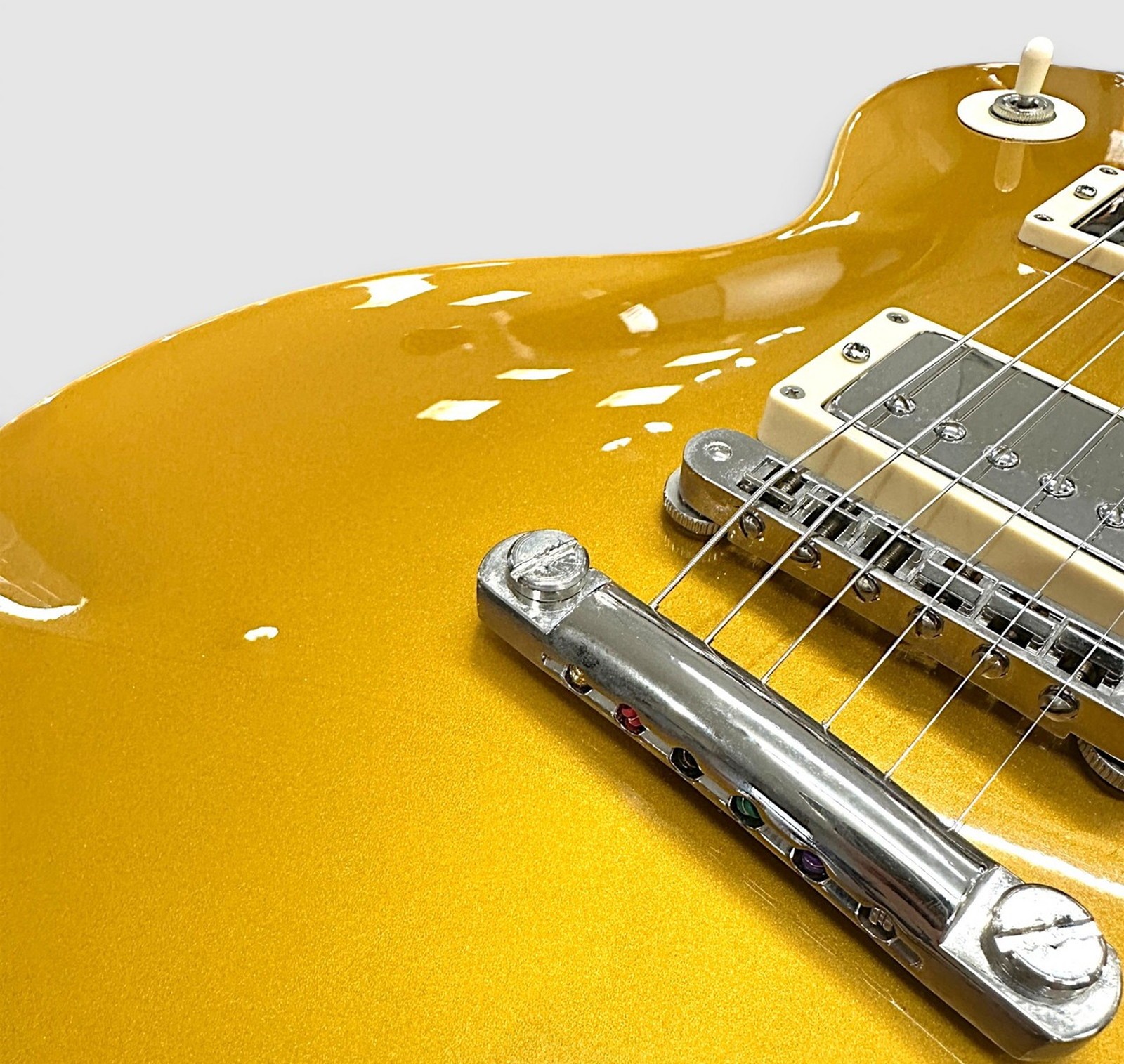Burny RLG-55 Gold Top Used Maple Top Mahogany Back Body Rosewood Fingerboard