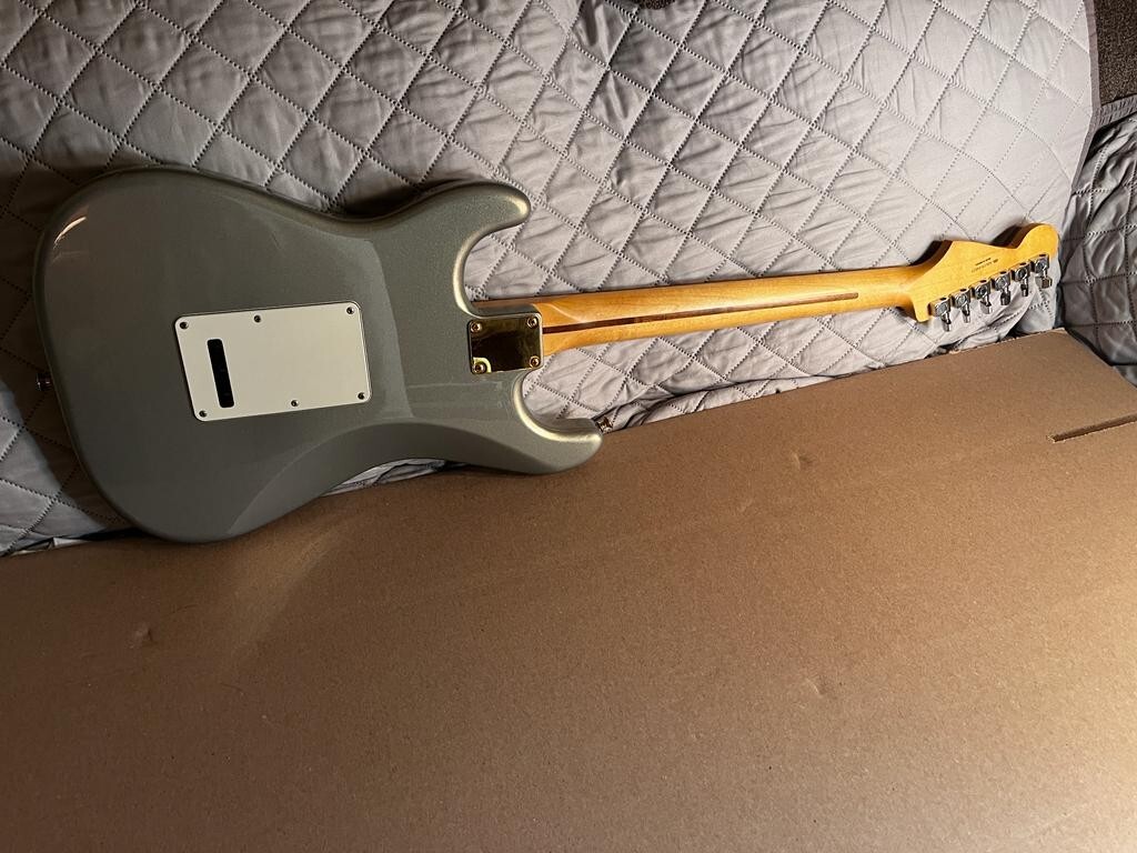 Fender Player Stratocaster with Pau Ferro Fretboard Silver Electric Guitar