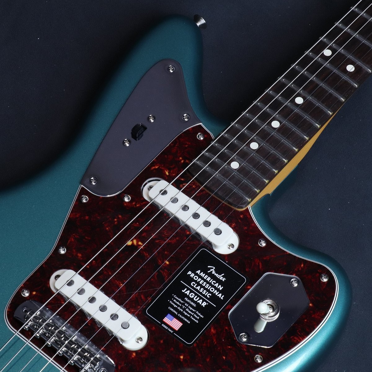 Fender American Professional Classic Jaguar Rosewood FSGreen Metallic US25093443