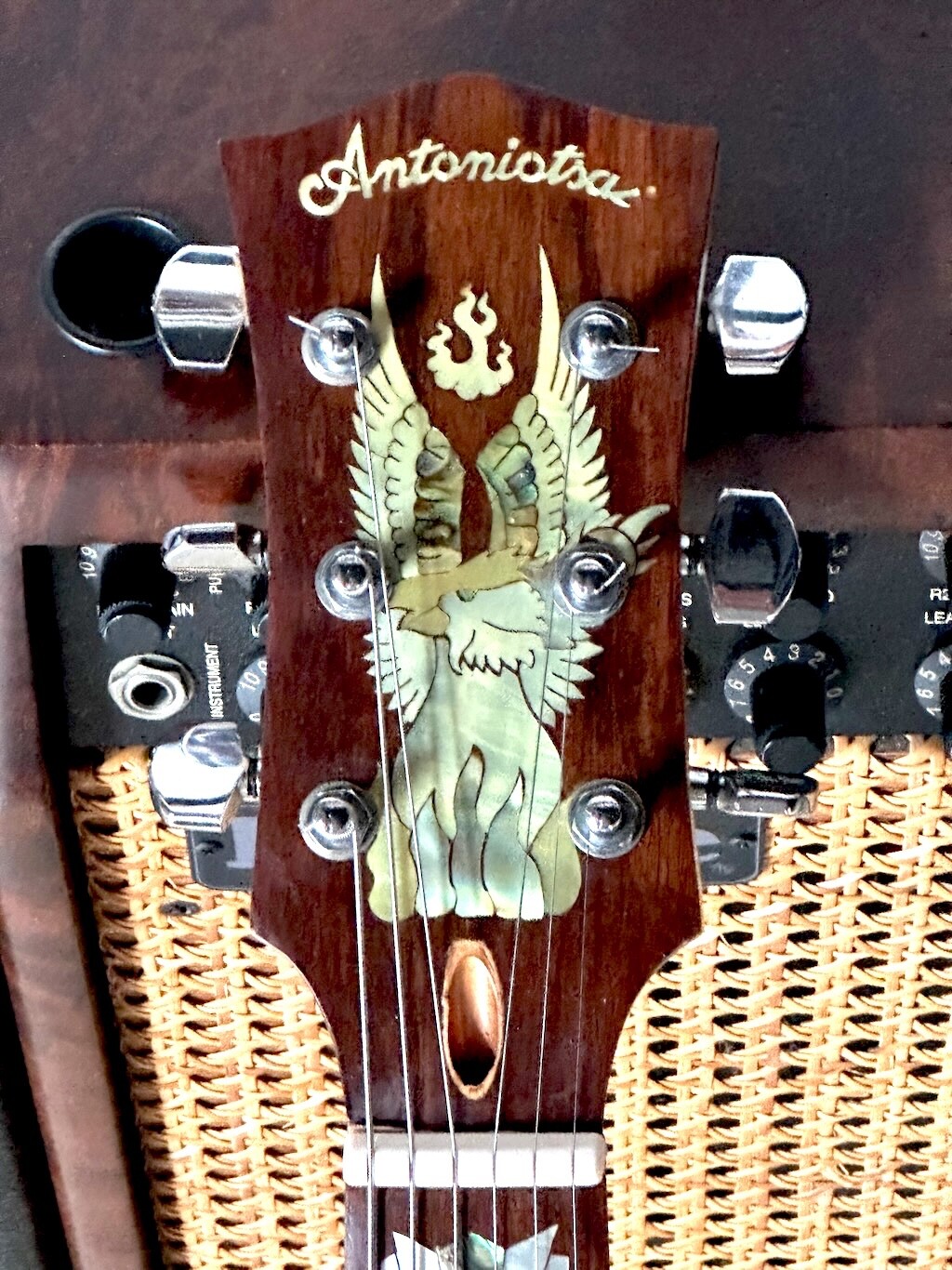2000’s Antoniotsai SG type Guitar hand made w/70’s DiMarzio PAF’s 1 of a kind !