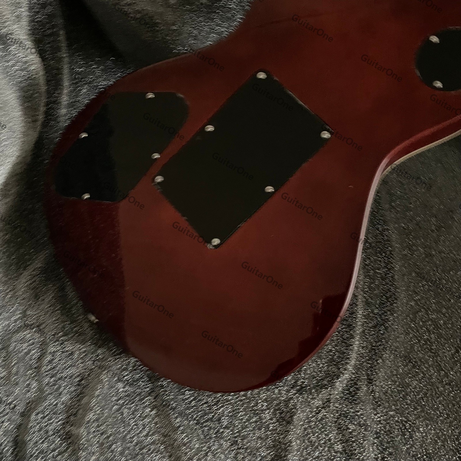 Solid Electric Guitar H-H Pickups Fingered Maple Tobacco Sunburst Chrome HW