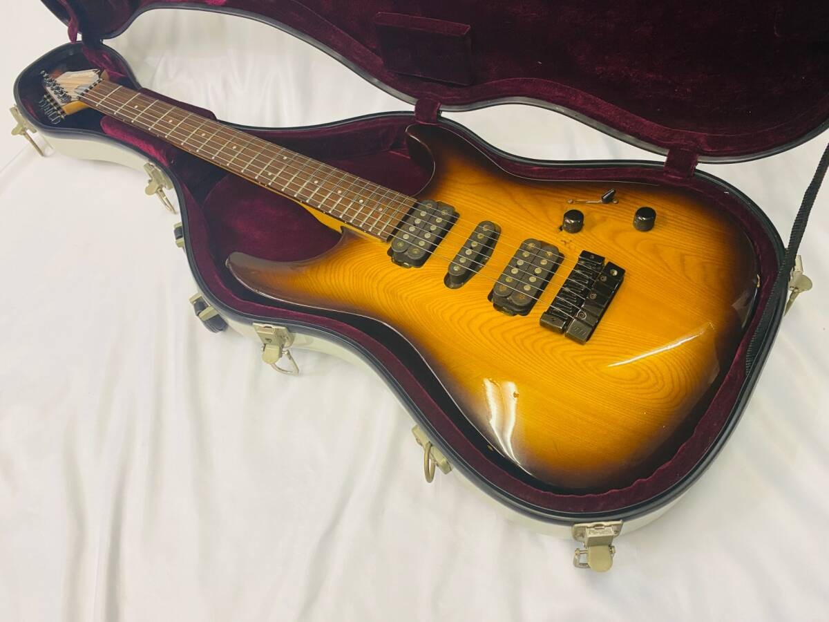 Electric Guitar Fernandes FR-75T 1990 Sunburst HSH Tremolo MIJ Japan