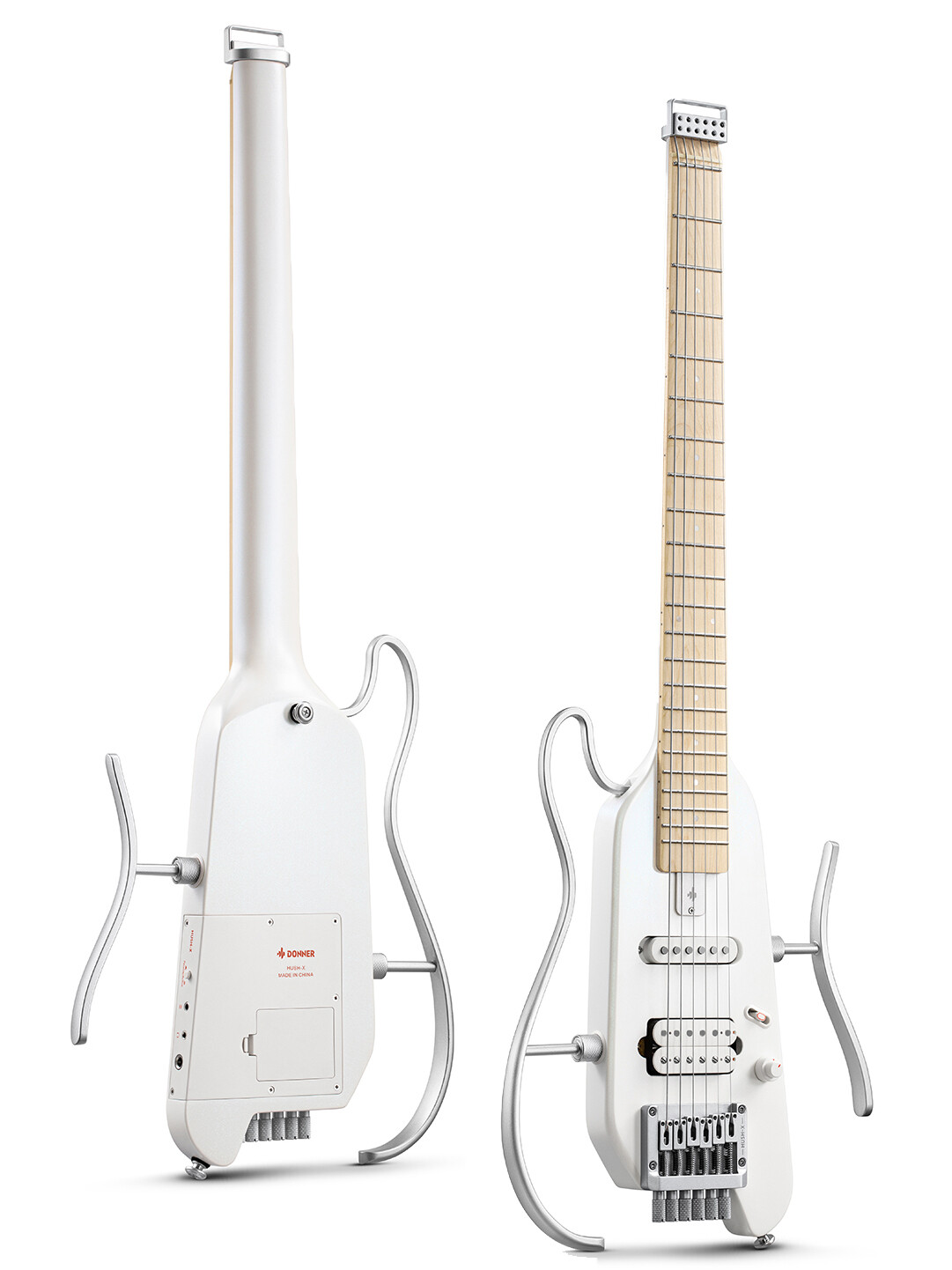 Donner HUSH-X Headless Electric Guitar Set Humbucker Single Coil HS Pickups
