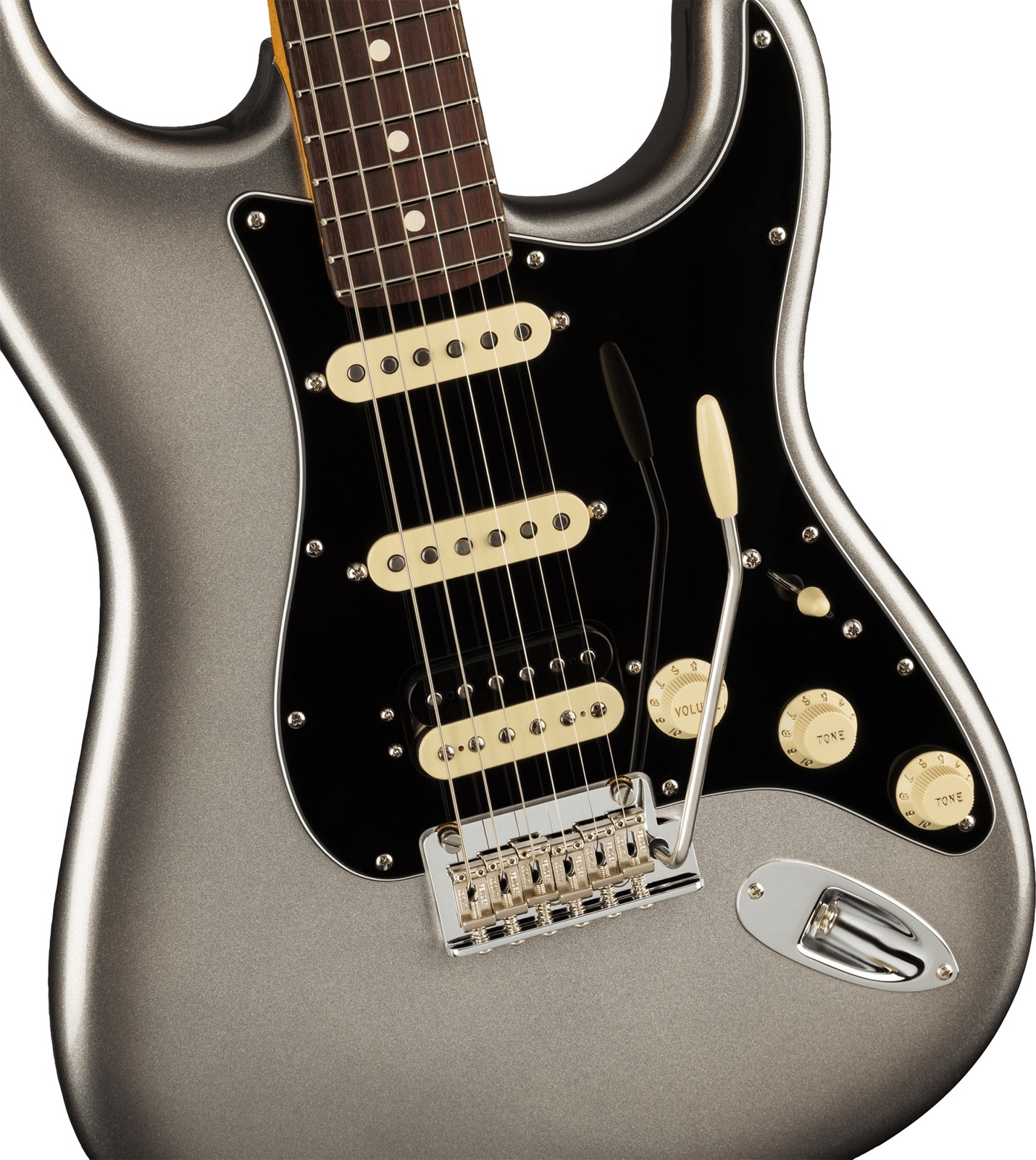 Fender American Professional II Stratocaster HSS – Mercury w/ Cleaning Kit