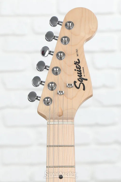 Squier Mini Jazzmaster HH Electric Guitar- Surf Green with Maple Fingerboard