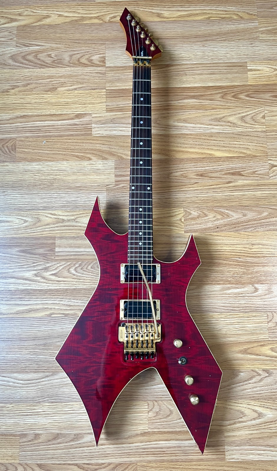 B.C. Rich Warlock Japan USA Export Bill Lawrence L-500 Gotoh Floyd Rose RARE!