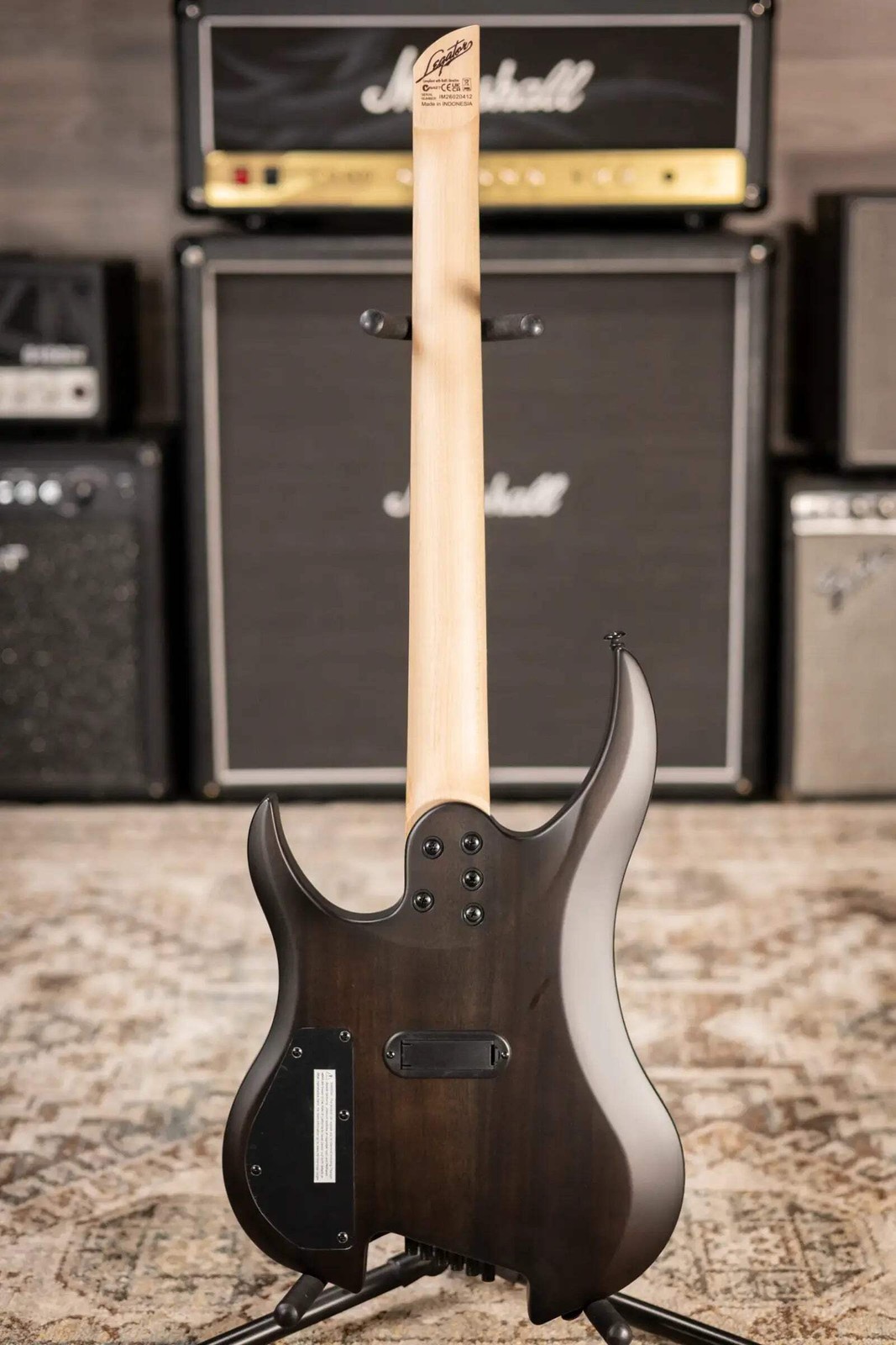 Legator Ghost G6FSS-DS Super Shred 6-String Multi-Scale Electric Guitar – Dark S