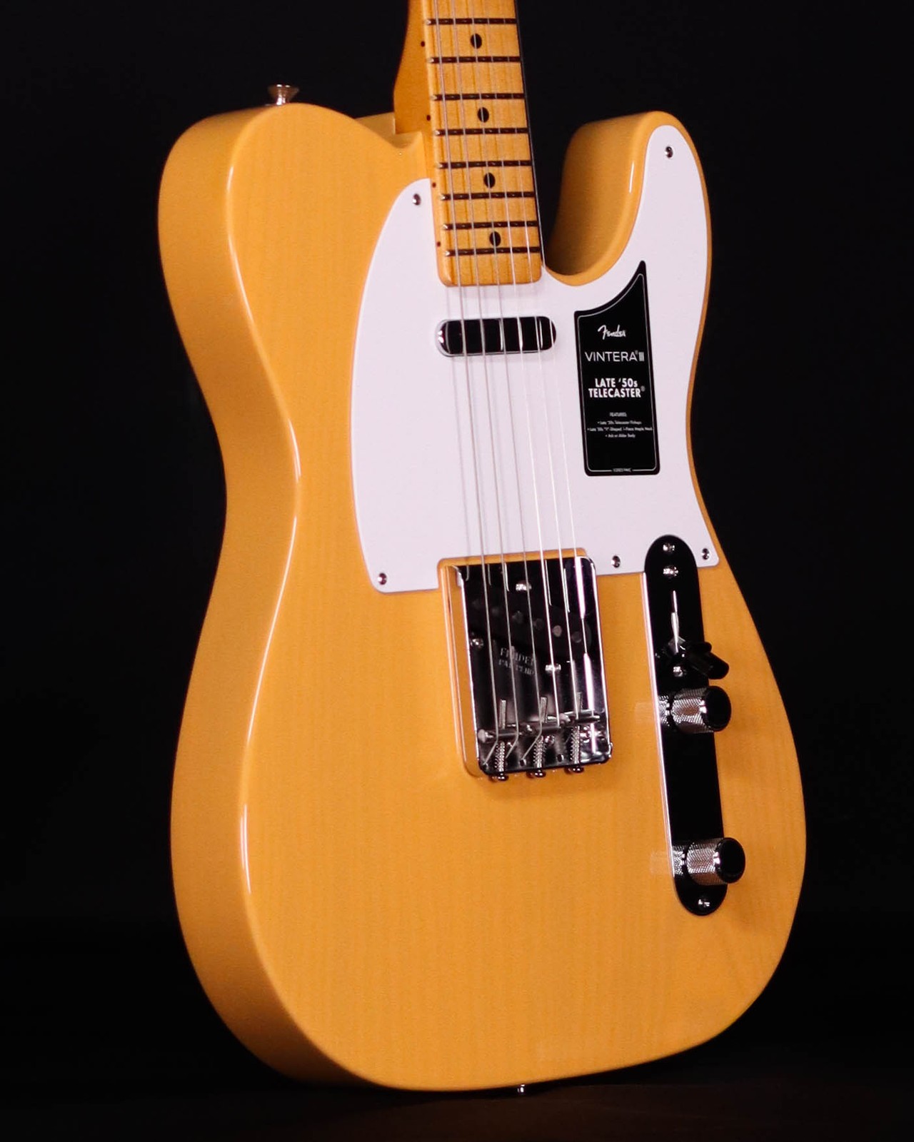 Fender Vintera III Late ’50s Telecaster, Maple FB, Butterscotch Blonde