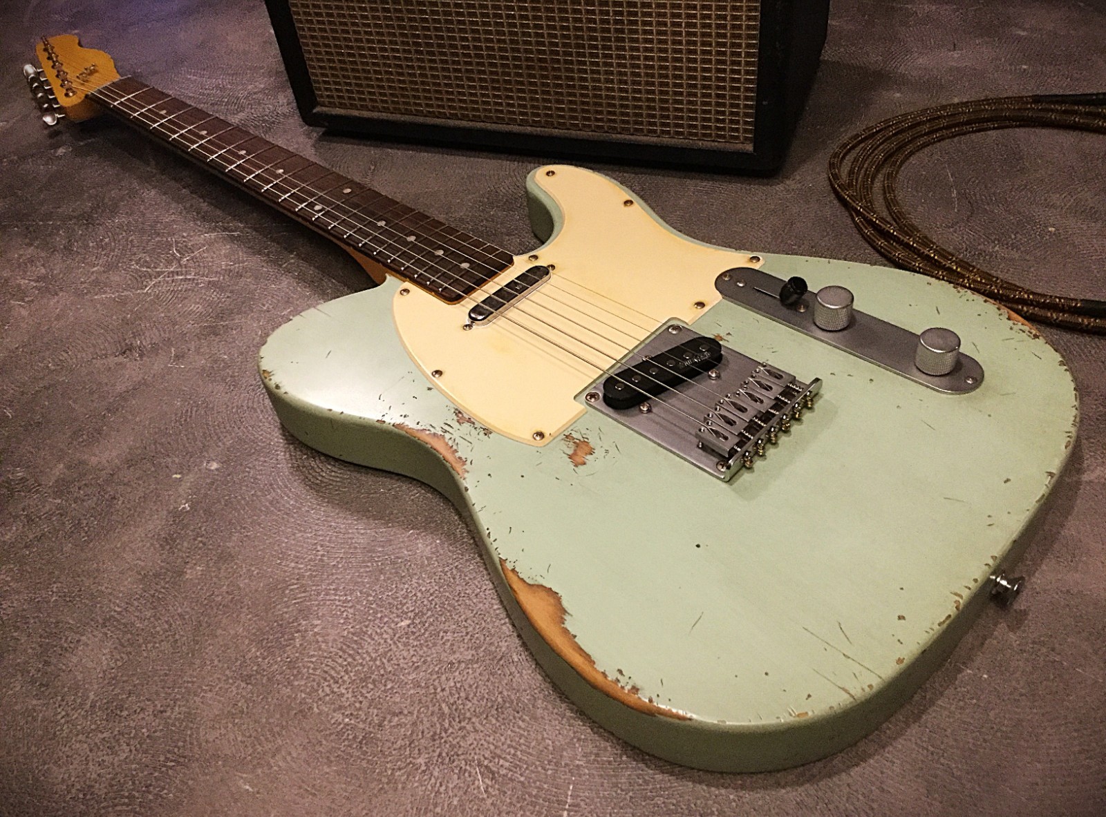 Relic Squier by Fender Telecaster Electric Guitar by Nate’s Relic Guitars