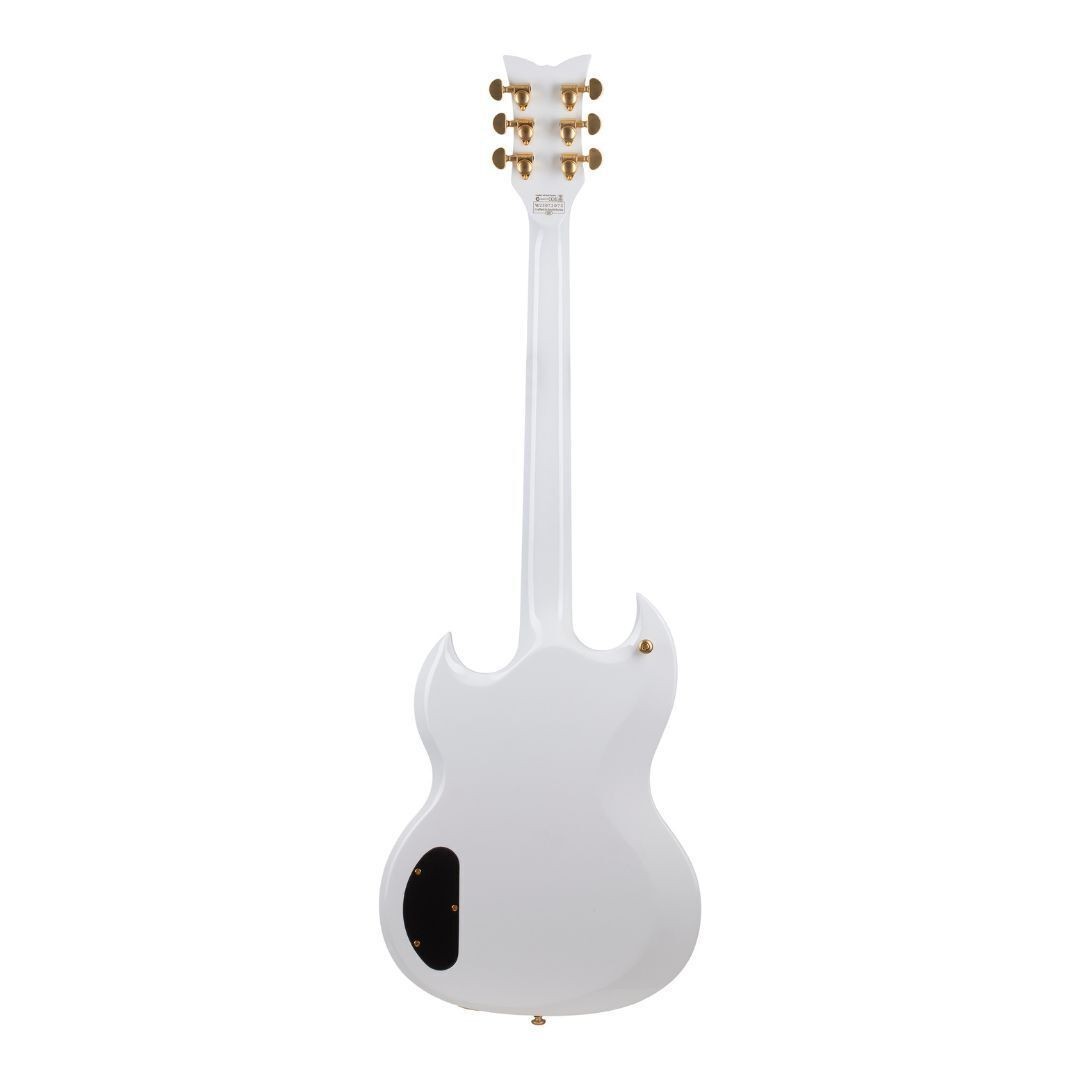 Schecter ZV-H6LLYW66D LH 6-String Electric Guitar (Gloss White)