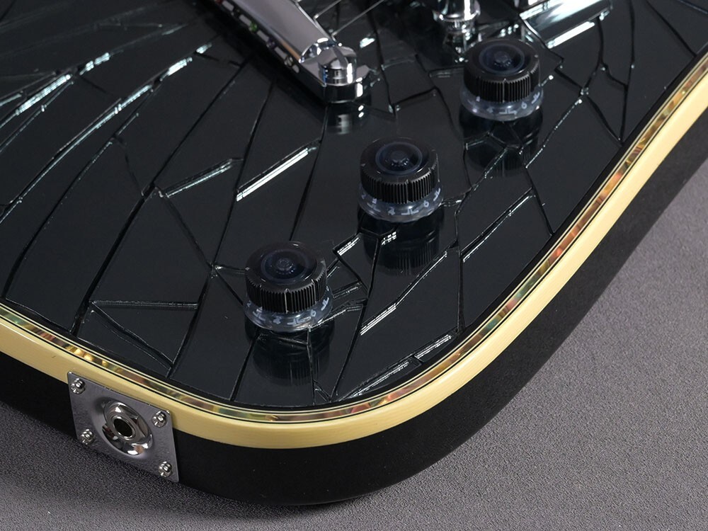 Ibanez PS3CM Paul Stanley Black Cracked Mirror