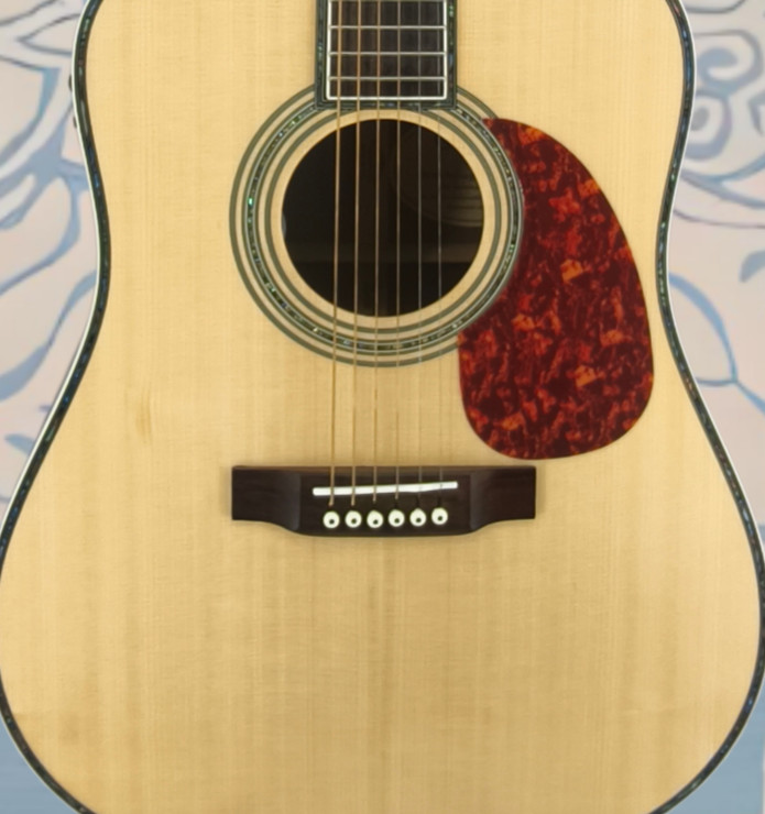 US Ship D-45 Style Dreadnought Acoustic Guitar Solid Spruce Top Rosewood