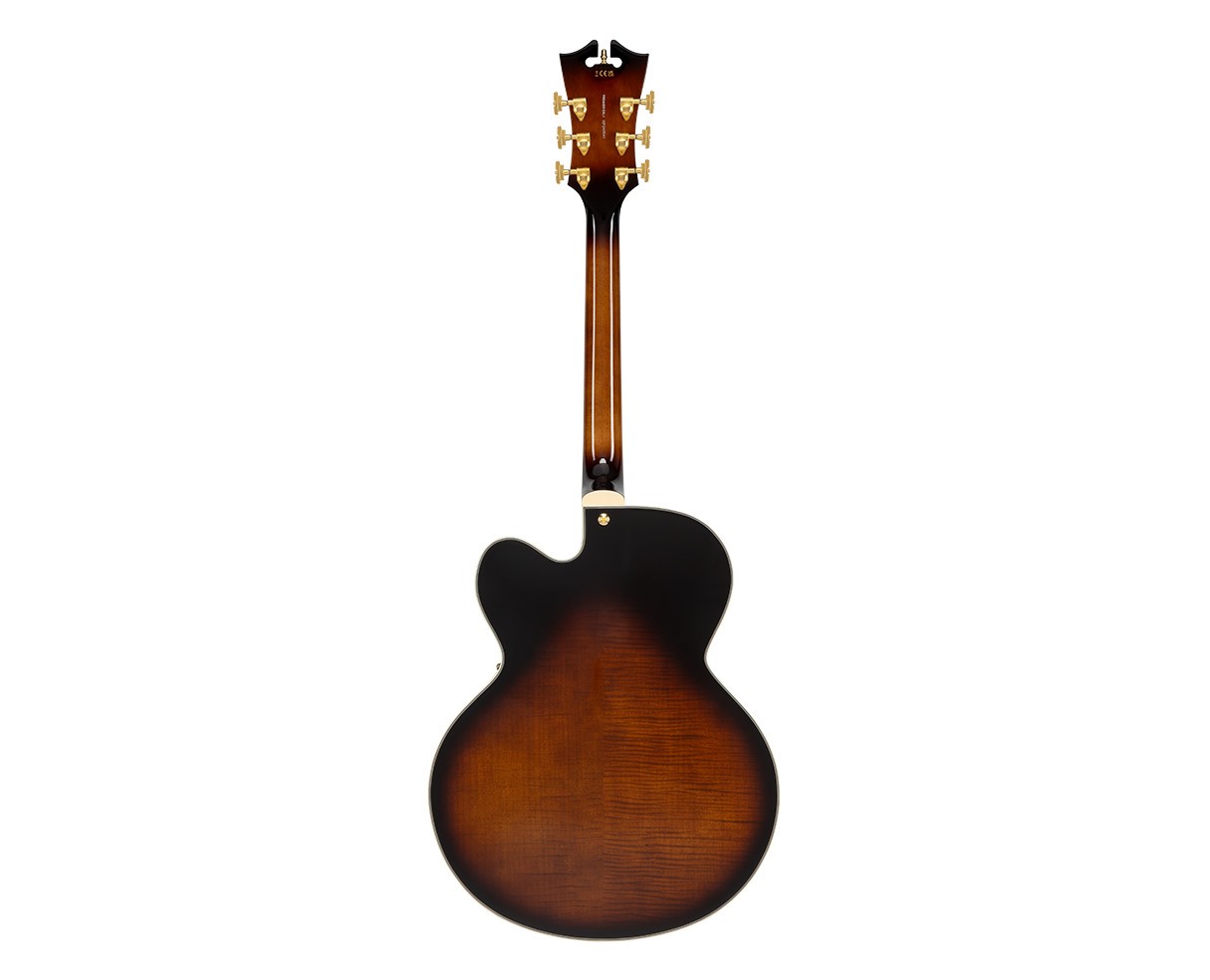 D’Angelico Premier EXL-1 Hollow Body Guitar – Gloss Brown Burst