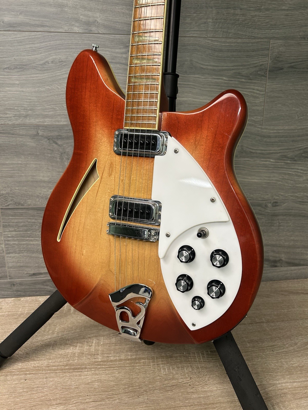 1986 Rickenbacker 360 Fireglo Electric Guitar w/ Case #2697