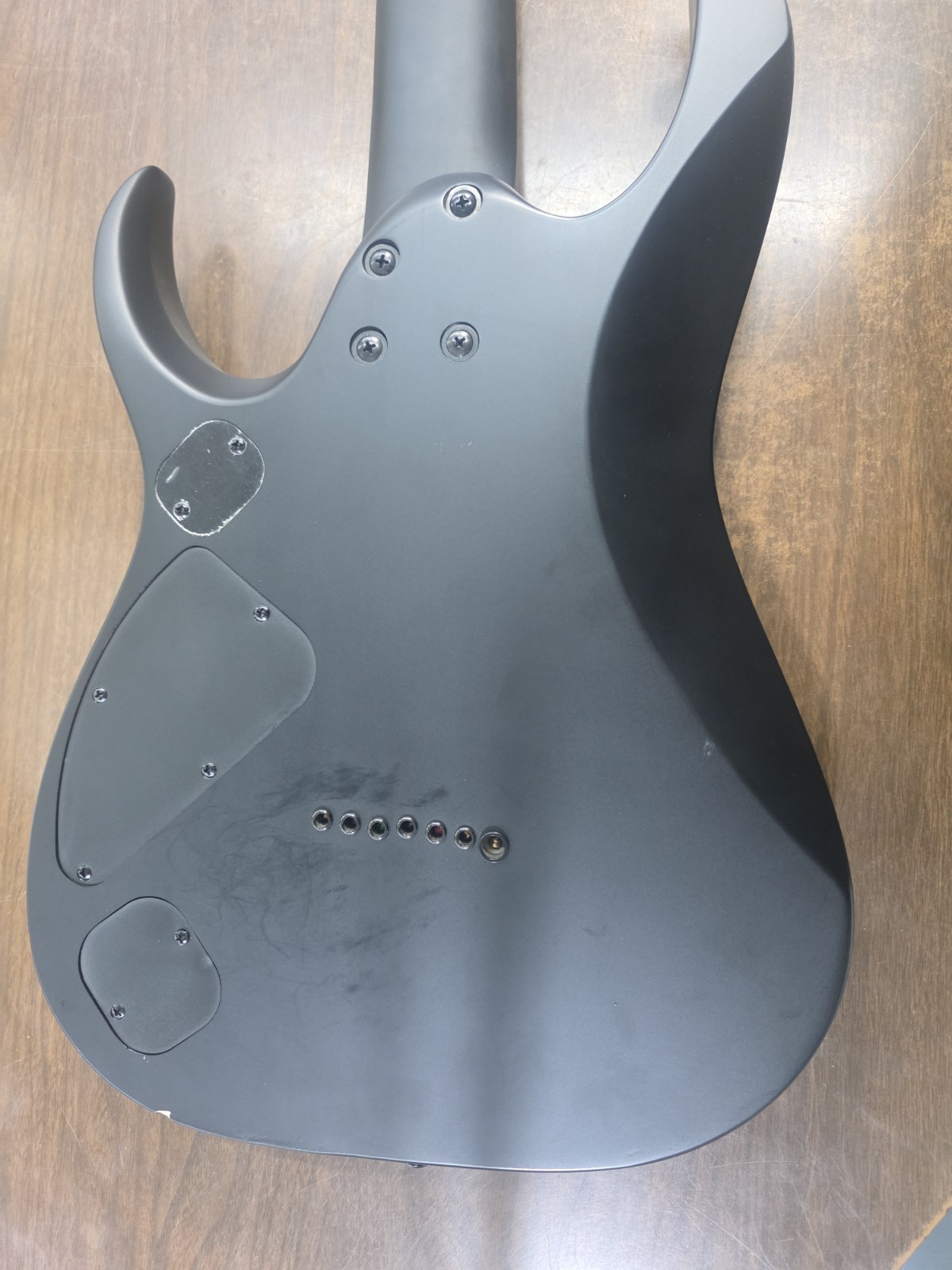 Ibanez RGDRB71BKF RGD Iron Label 7-String Guitar – Black