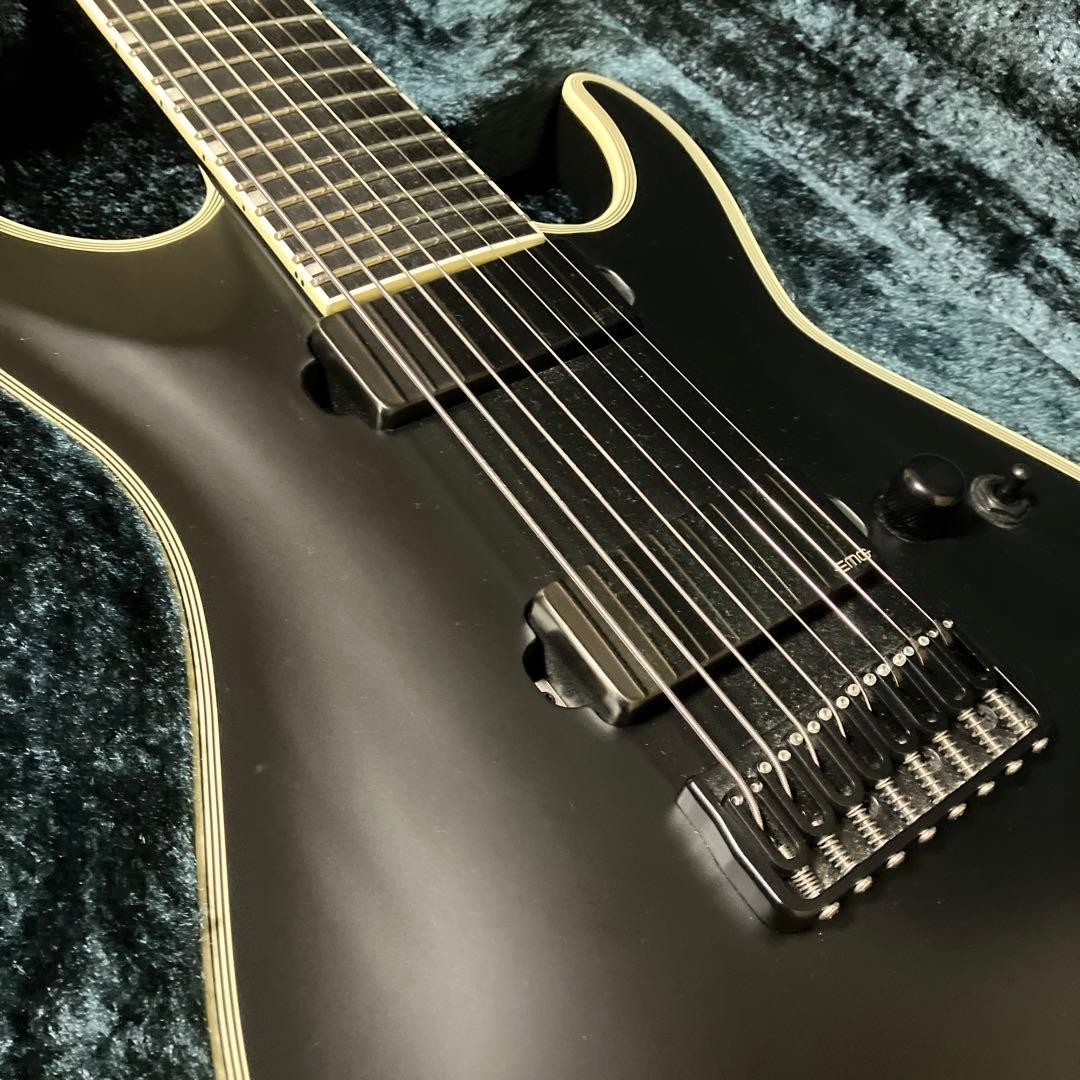 ESP E-II HRF NT-8B Black Satin 8-string electric guitar