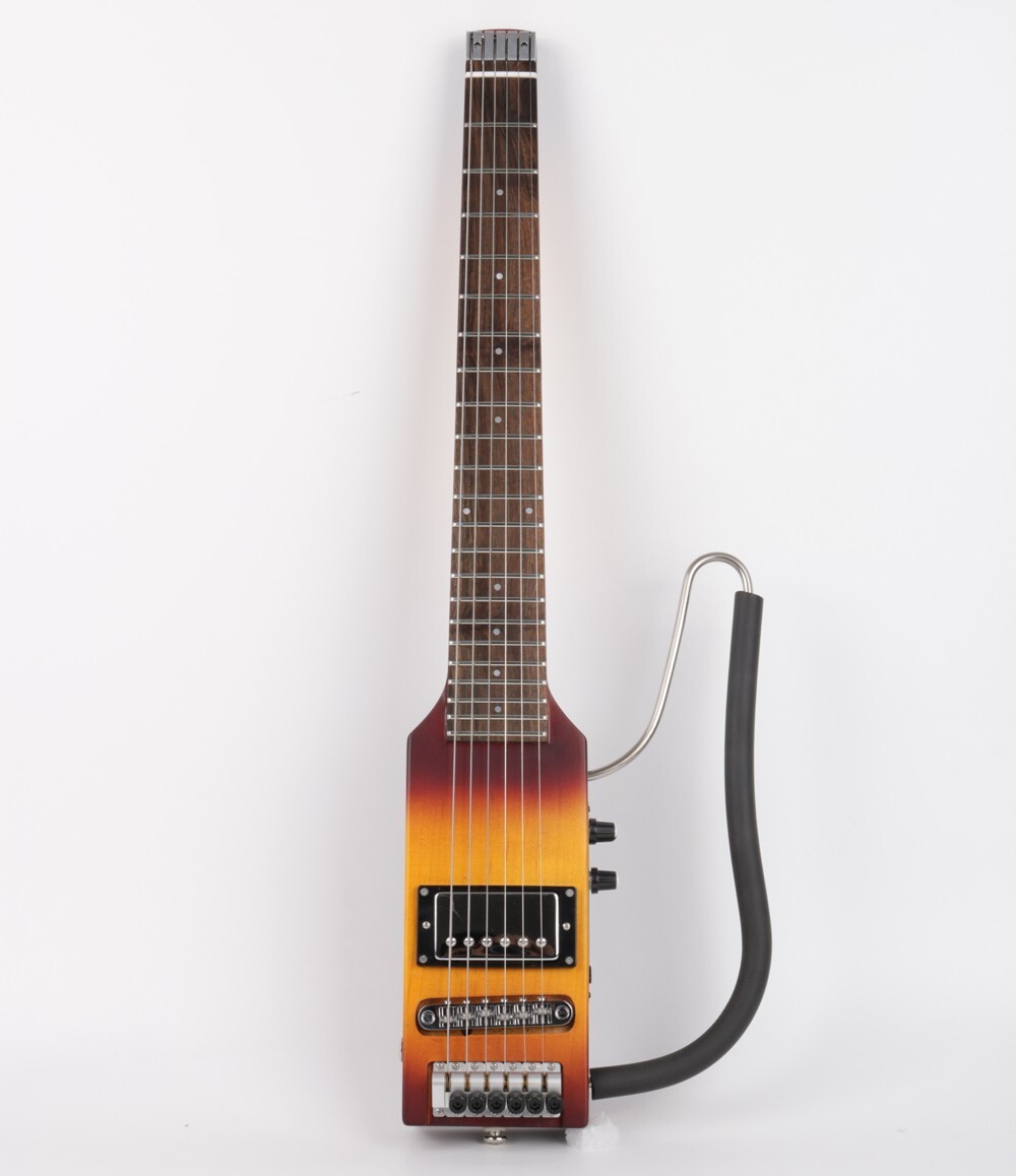 Ultra Short Scale headless portable electric silent travel guitar
