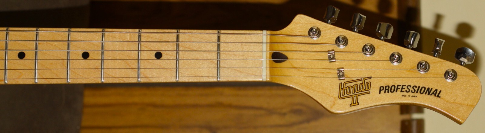 RARE! 1yr Only 1981 Hondo Pro Japan H-1100 by Tokai, Minty! Grey Paper Alinco V!
