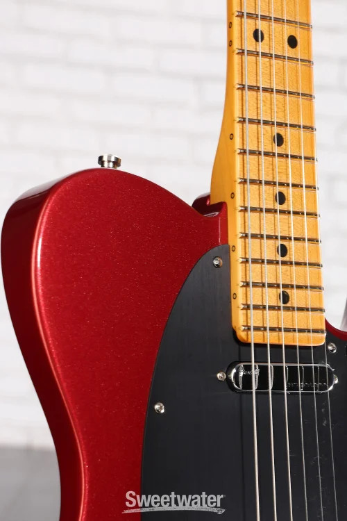Fender American Ultra II Telecaster Electric Guitar – Sinister Red with Maple