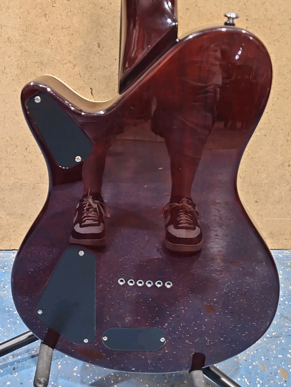 Michael Kelly Hybrid Special Electric Guitar – Spalted Maple Burst Finish