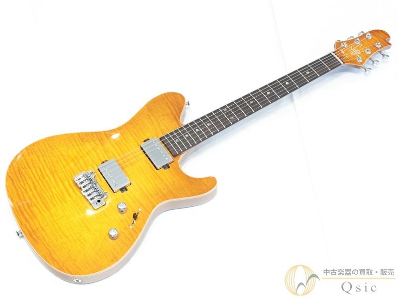 Electric Guitar Sugi DS496S IR ECM Curly Maple Top S/N S250144 Made in Japan