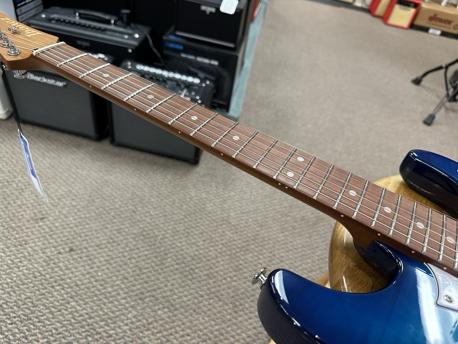 Ibanez Standard AZ22S1F Electric Guitar – Transparent Turquoise Burst