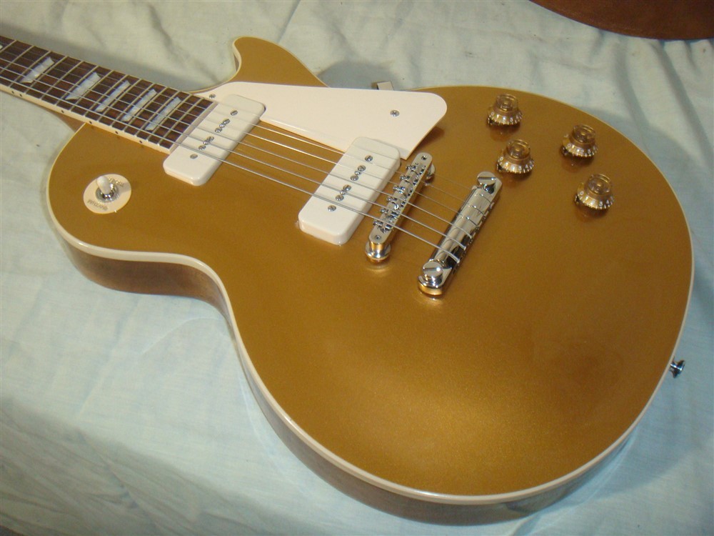 2024 GIBSON USA LES PAUL STANDARD 50’s P90 GOLD TOP ELECTRIC GUITAR W CASE