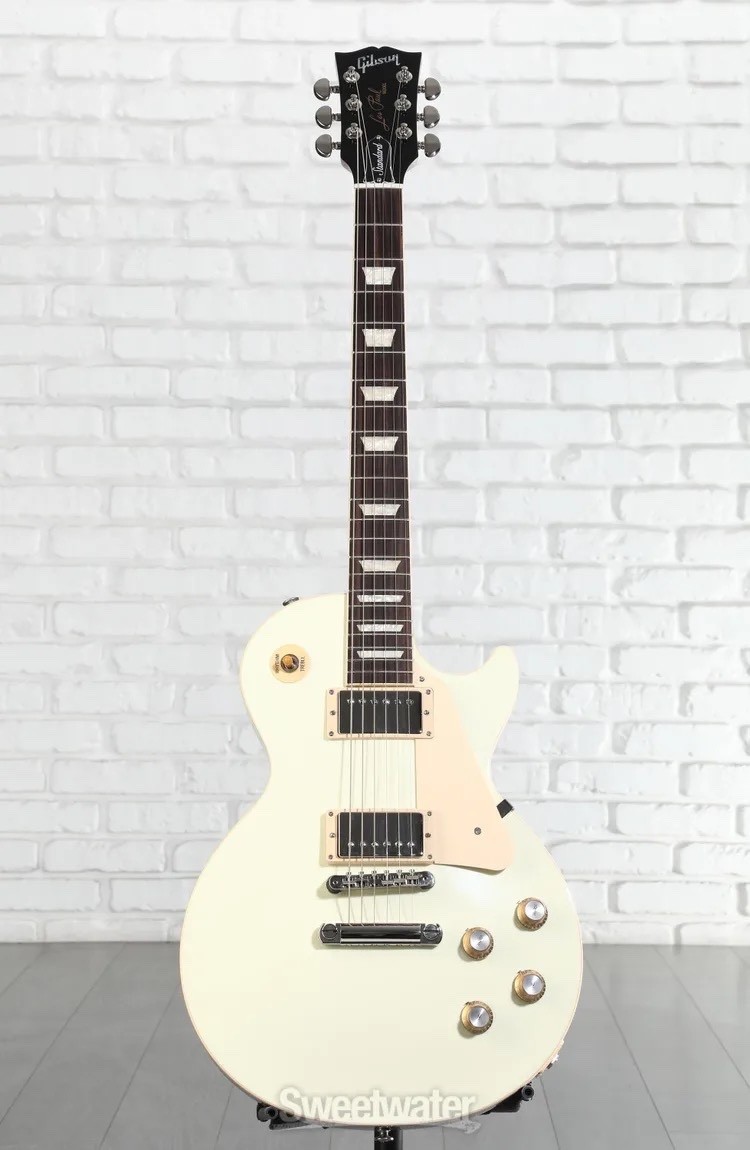 Gibson Les Paul Standard ’60s Plain Top Electric Guitar – Classic White-Open Box