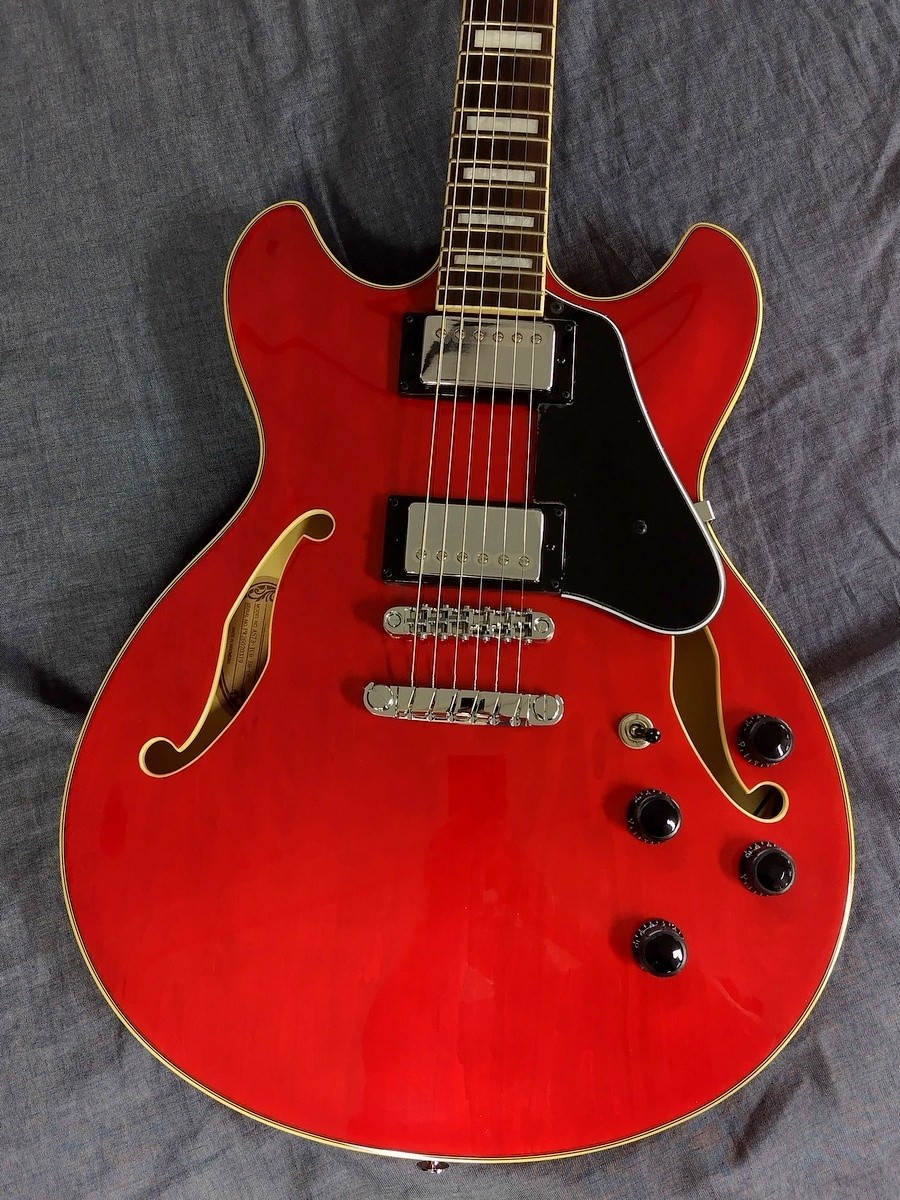 Ibanez As73 Tcd Transparent Cherry Red Semi Hollow Body Safe delivery from Japan
