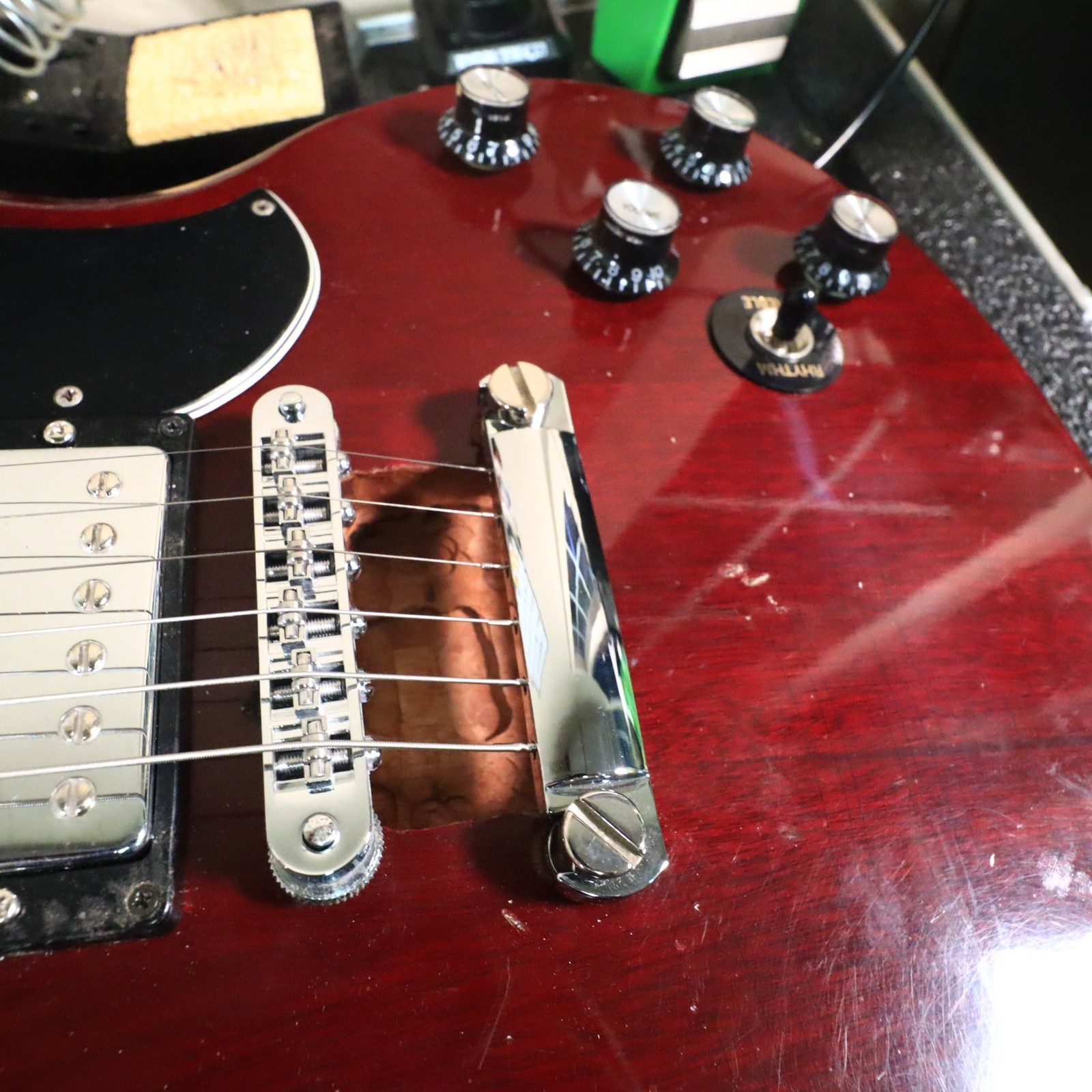 1982 Gibson SG Standard Cherry Red (Modified)
