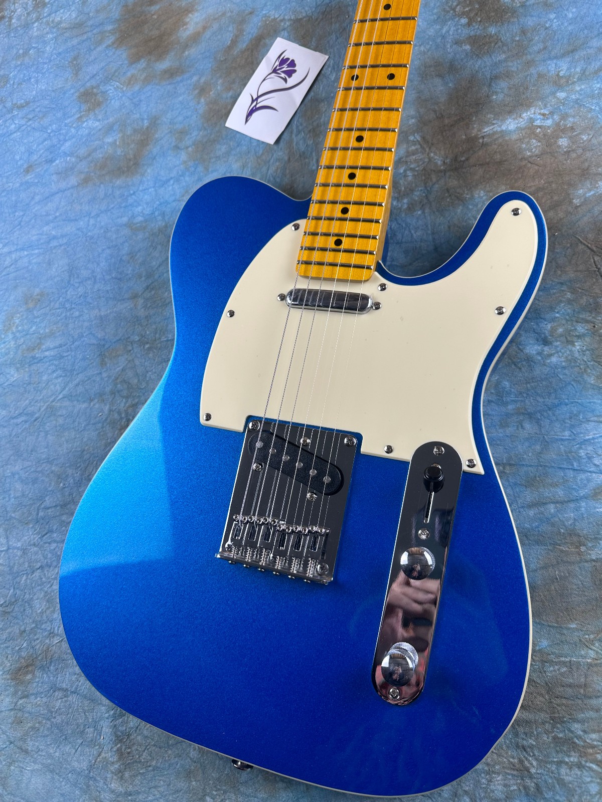TL electric guitar/blue/imported alder guitar body/Canadian maple fingerboard