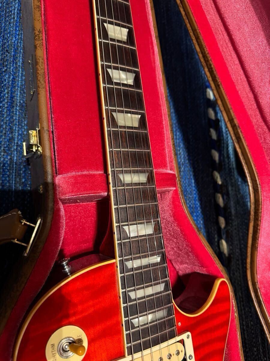 Electric Guitar Gibson Custom Shop 1959 Les Paul Standard R9 2024 Washed Cherry