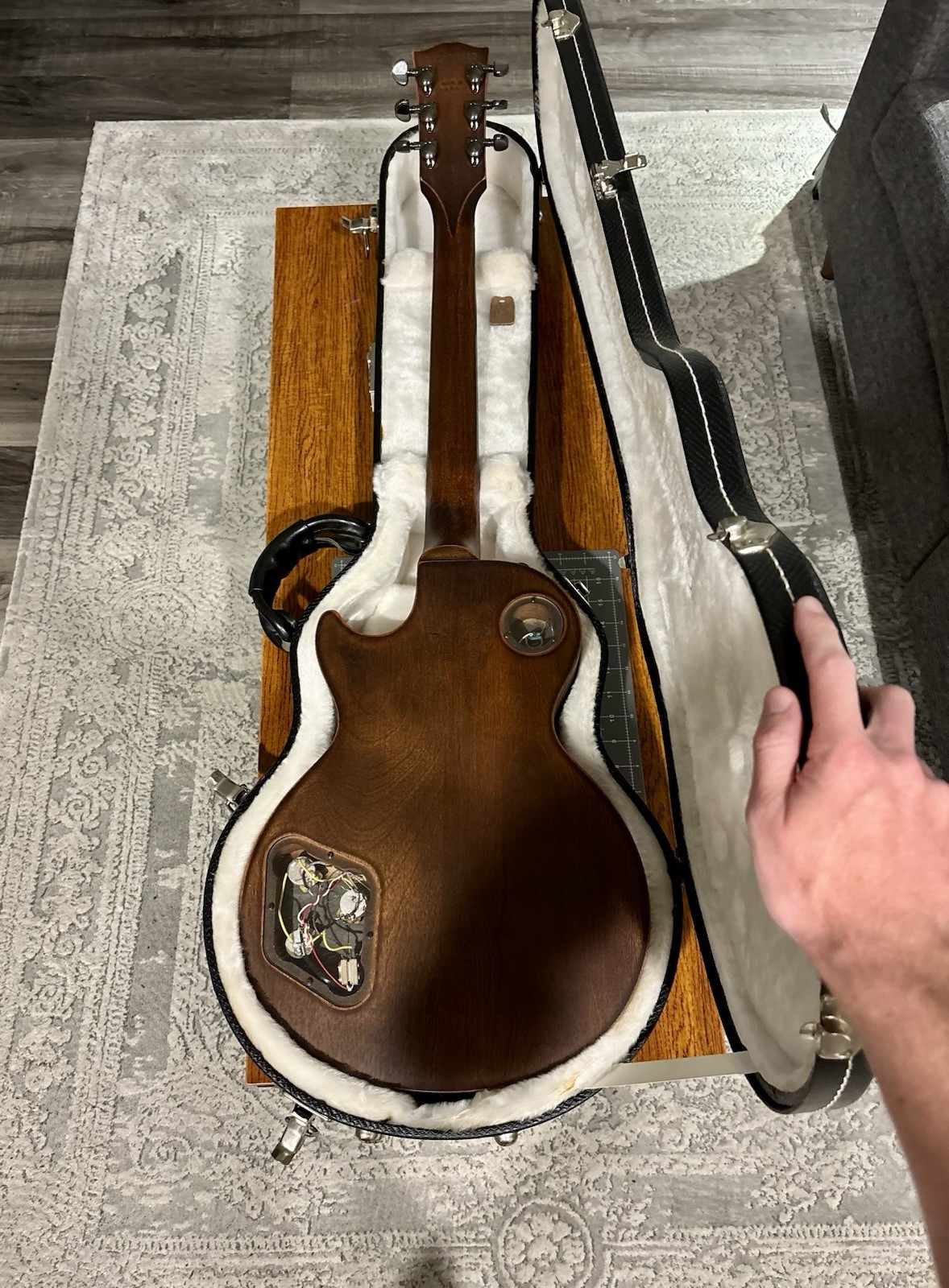 Gibson Les Paul BFG Transparent Red with OHSC.