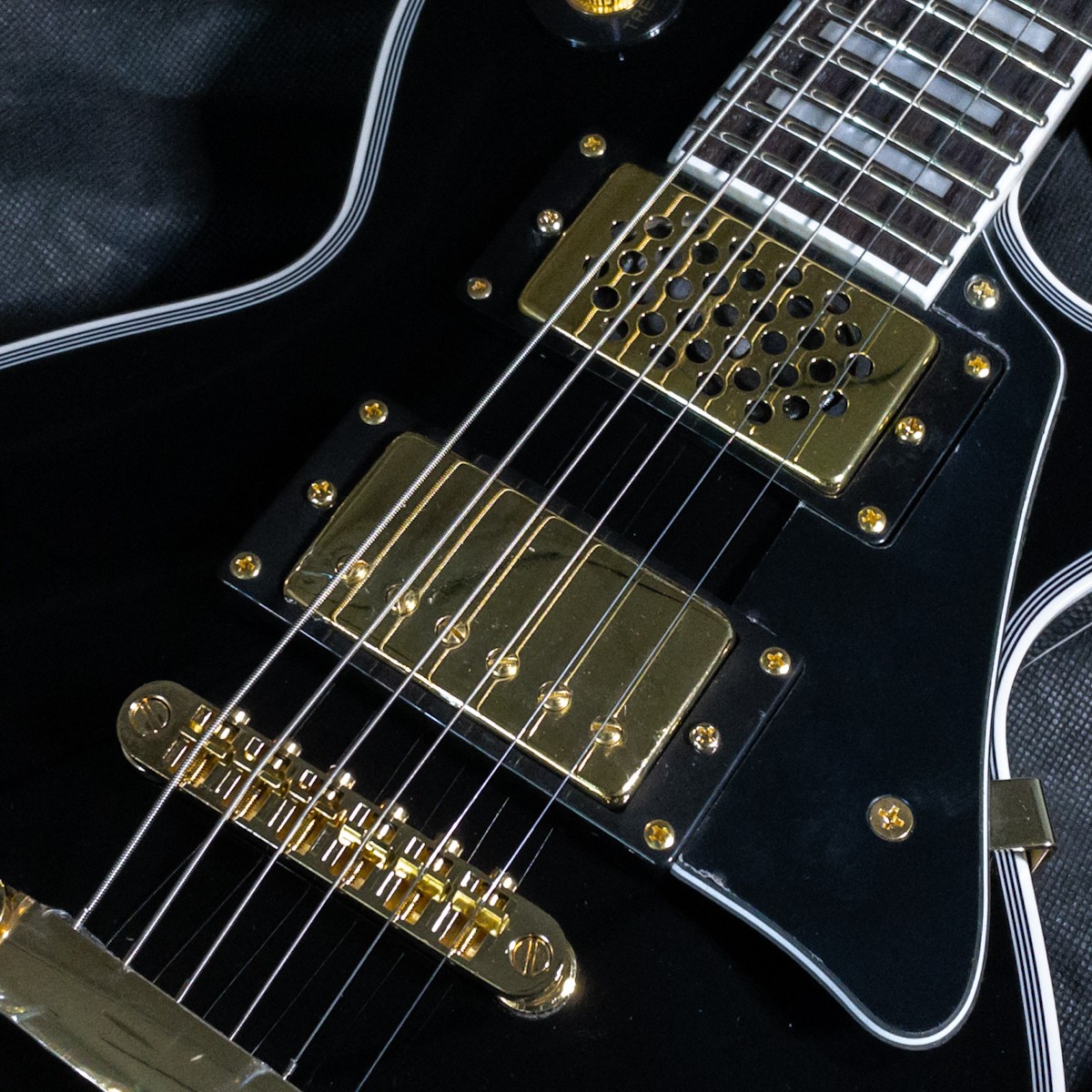 GrassRoots G-LPC-MINI Black Les Paul type Electric Guitar New From Japan