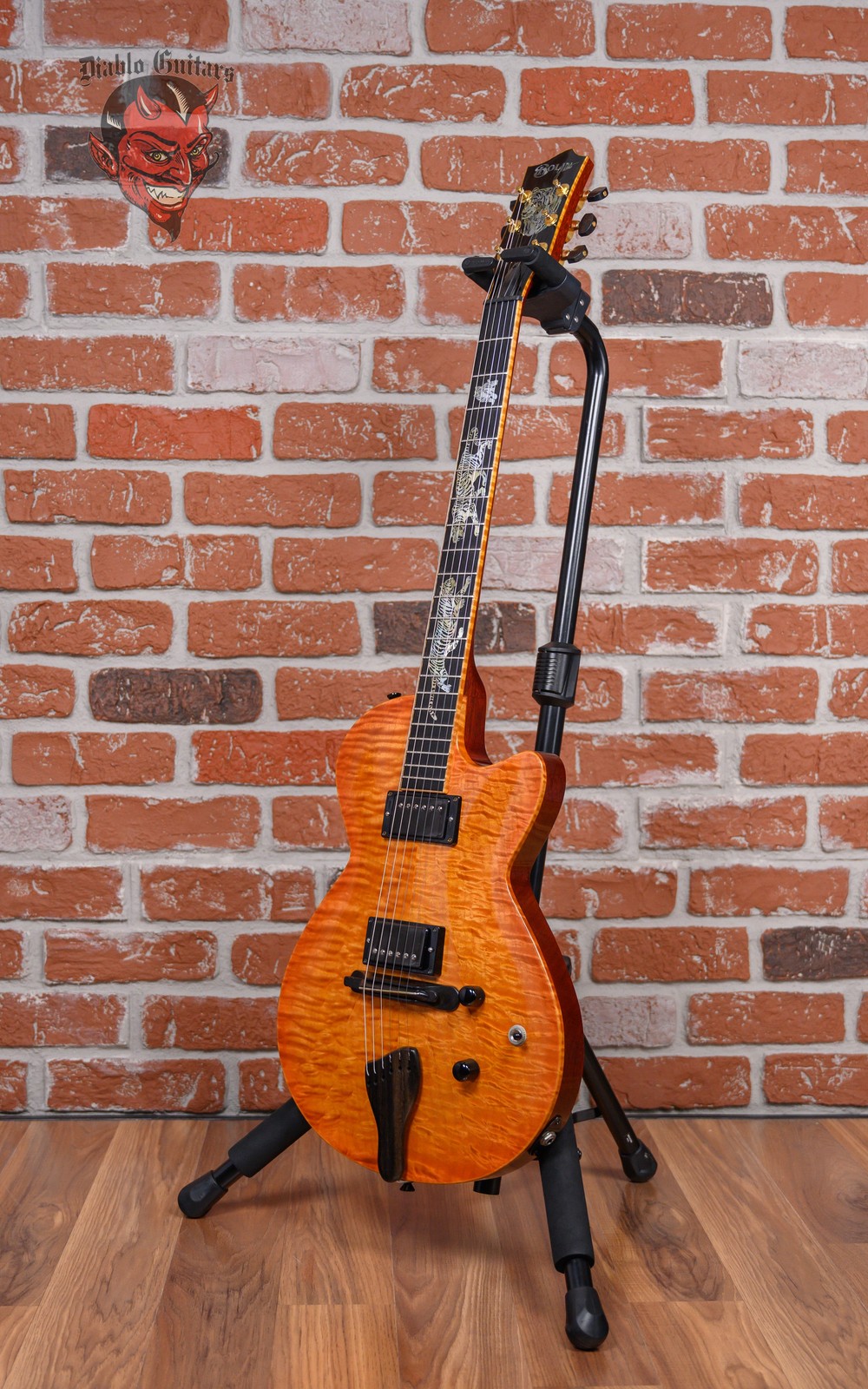 Bolin LP Flame Maple Top Cherry Burst Natural Late 1990’s w/OHSC