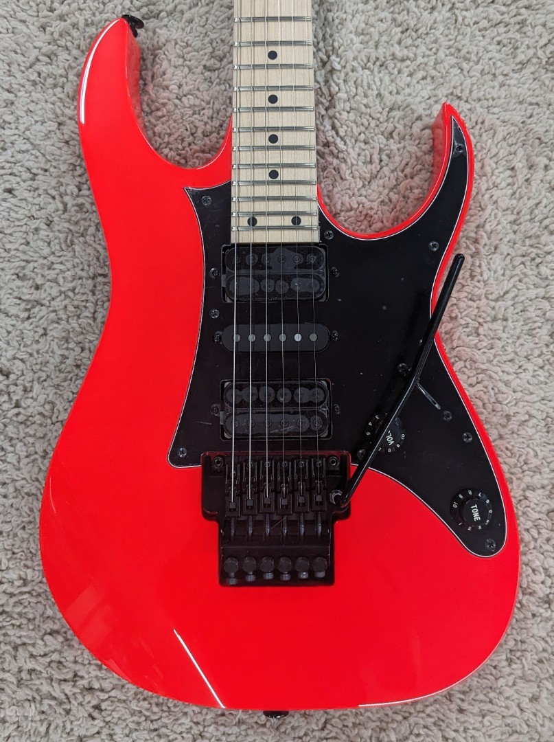 Ibanez RG Series RG550RF Genesis Electric Guitar, Road Flare Red
