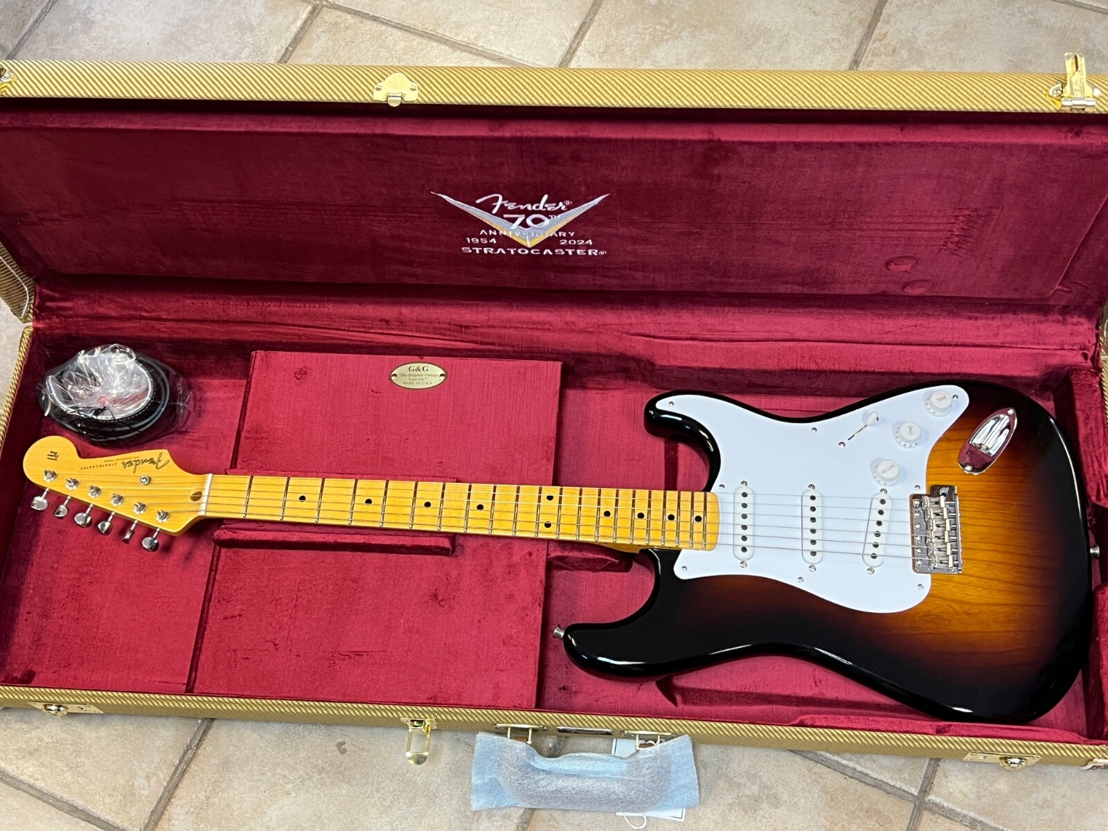 2025 Fender Custom Shop LTD 70th Ann 1954 Stratocaster DLX Closet Classic 2TSB