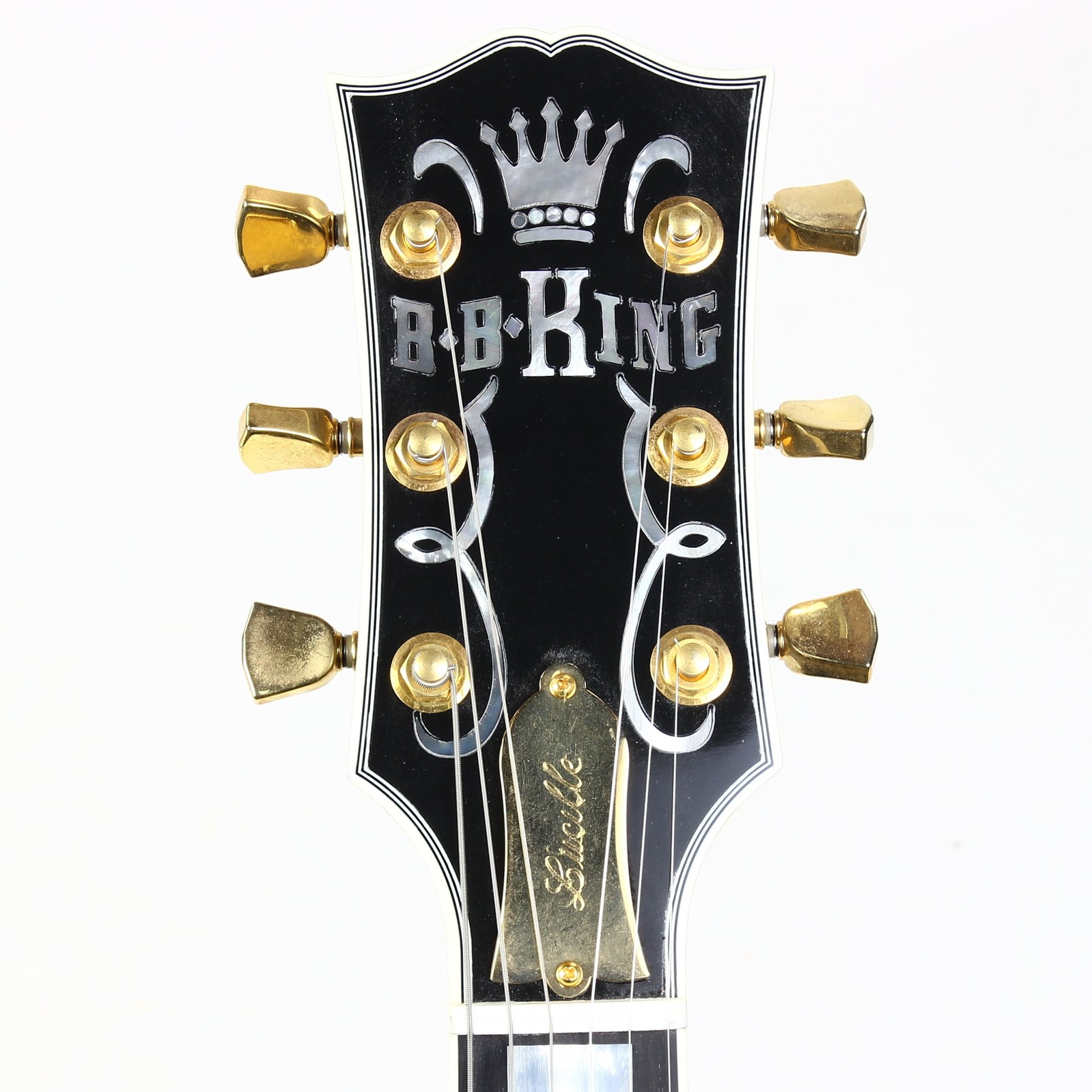 2011 Gibson Custom BB King Lucille Black | Ornate Crown Headstock Inlay ES 355