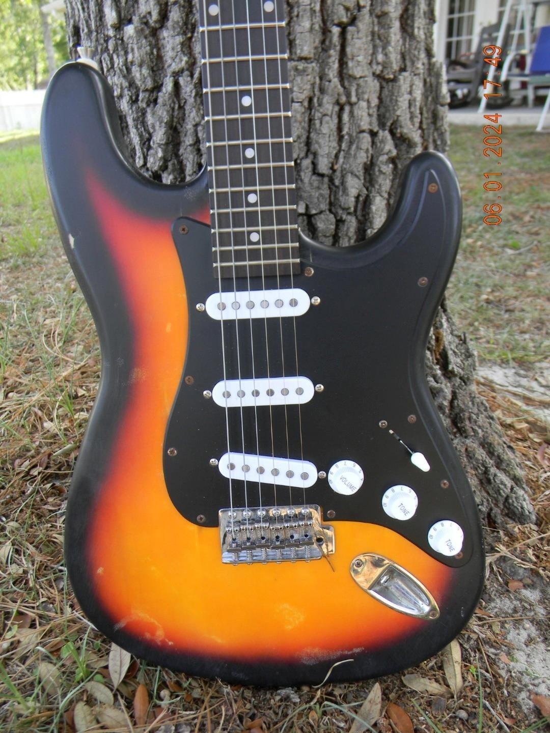 Indio”Custom Shack ” Reliced Strat, Alnico Pickups, Custom Wiring,Big Block Trem