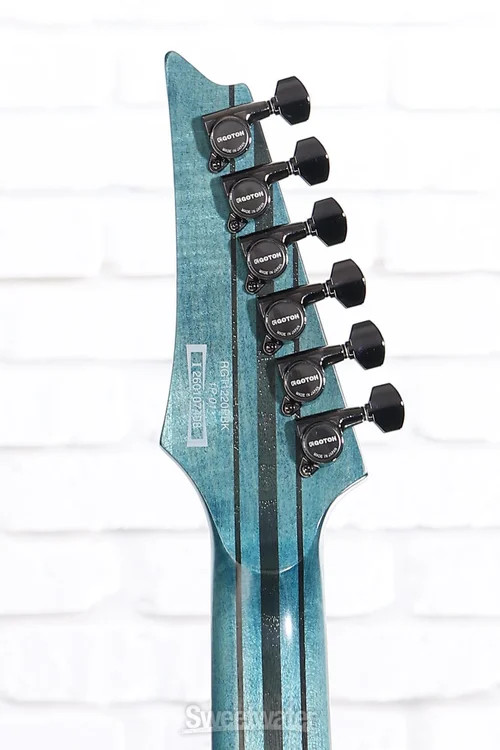 Ibanez Premium RGT1220PB Electric Guitar – Cosmic Blue Low Gloss