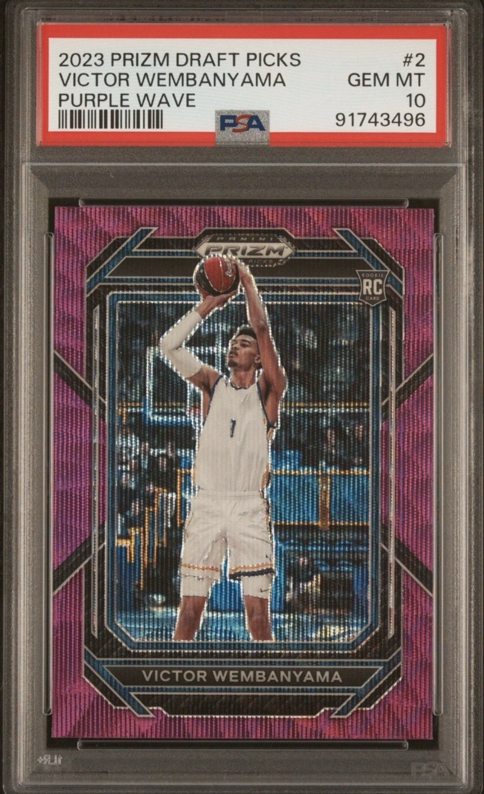 2023 Victor Wembanyama Topps Cosmic Chrome Orbit Rc PSA 10