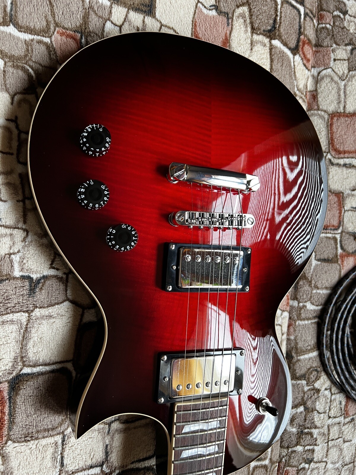 ESP LTD EC-256FM Electric Guitar See-Thru Black Cherry Sunburst