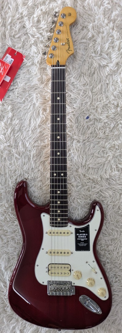 Fender Player II Stratocaster HSS, Rosewood Fingerboard,Transparent Cherry Burst