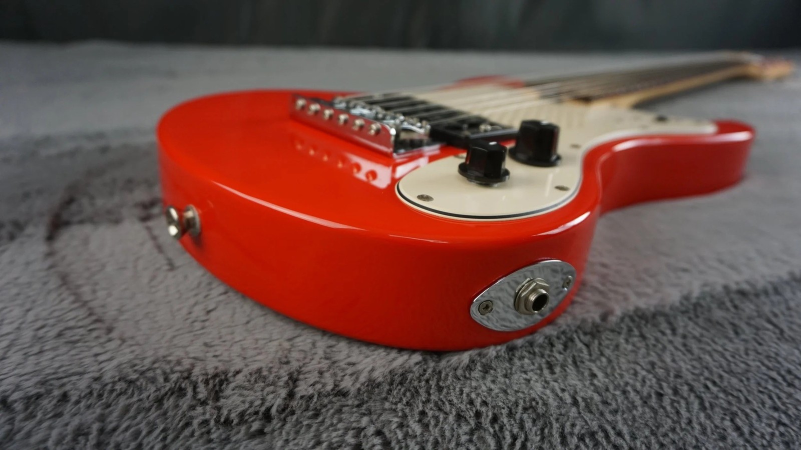 Marine Rider Travel Electric Guitar w/ Built-In Speaker Compact Practice Guitar