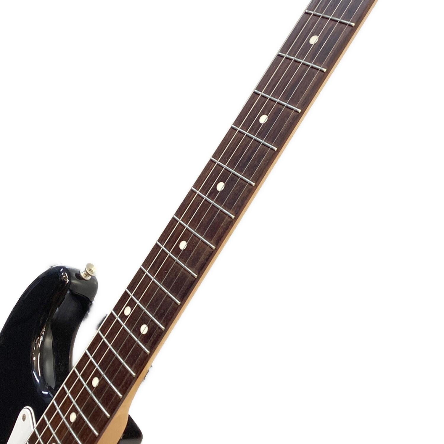 USED Fender Japan ST-STD Stratocaster Black Electric Guitar Tested