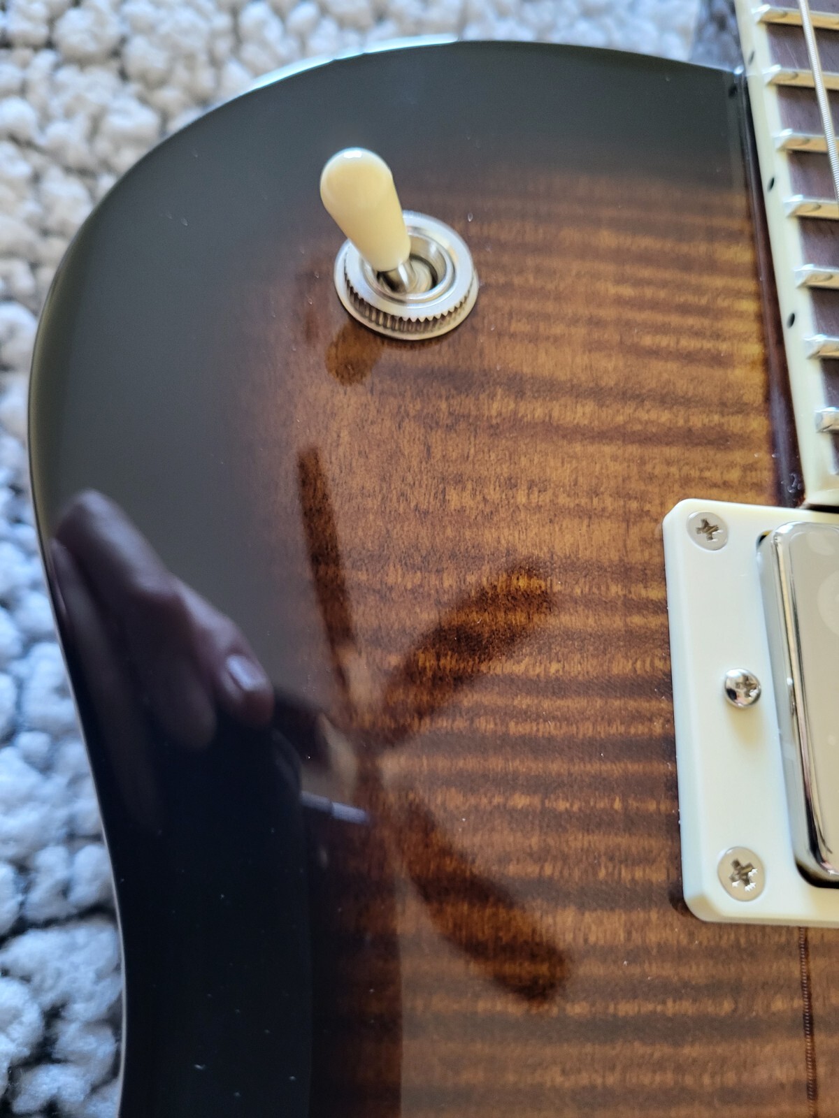 PRS SE McCarty 594 Singlecut Electric Guitar – Dark Cherry Sunburst Fender Amp